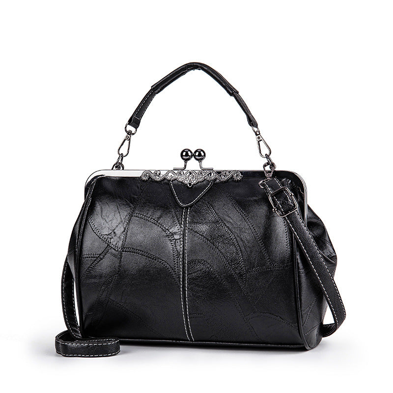Retro Chic Clip Bag | Elegant PU Leather 4