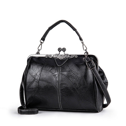 Retro Chic Clip Bag | Elegant PU Leather 4