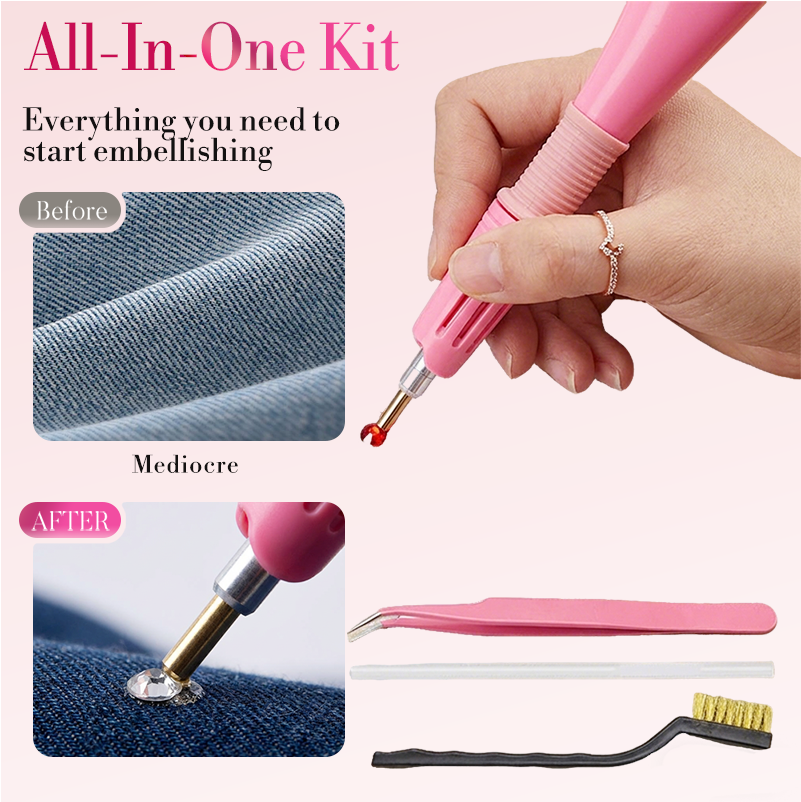 Rhinestone Sparkle Kit | 7-in-1 Hotfix Applicator Set 3
