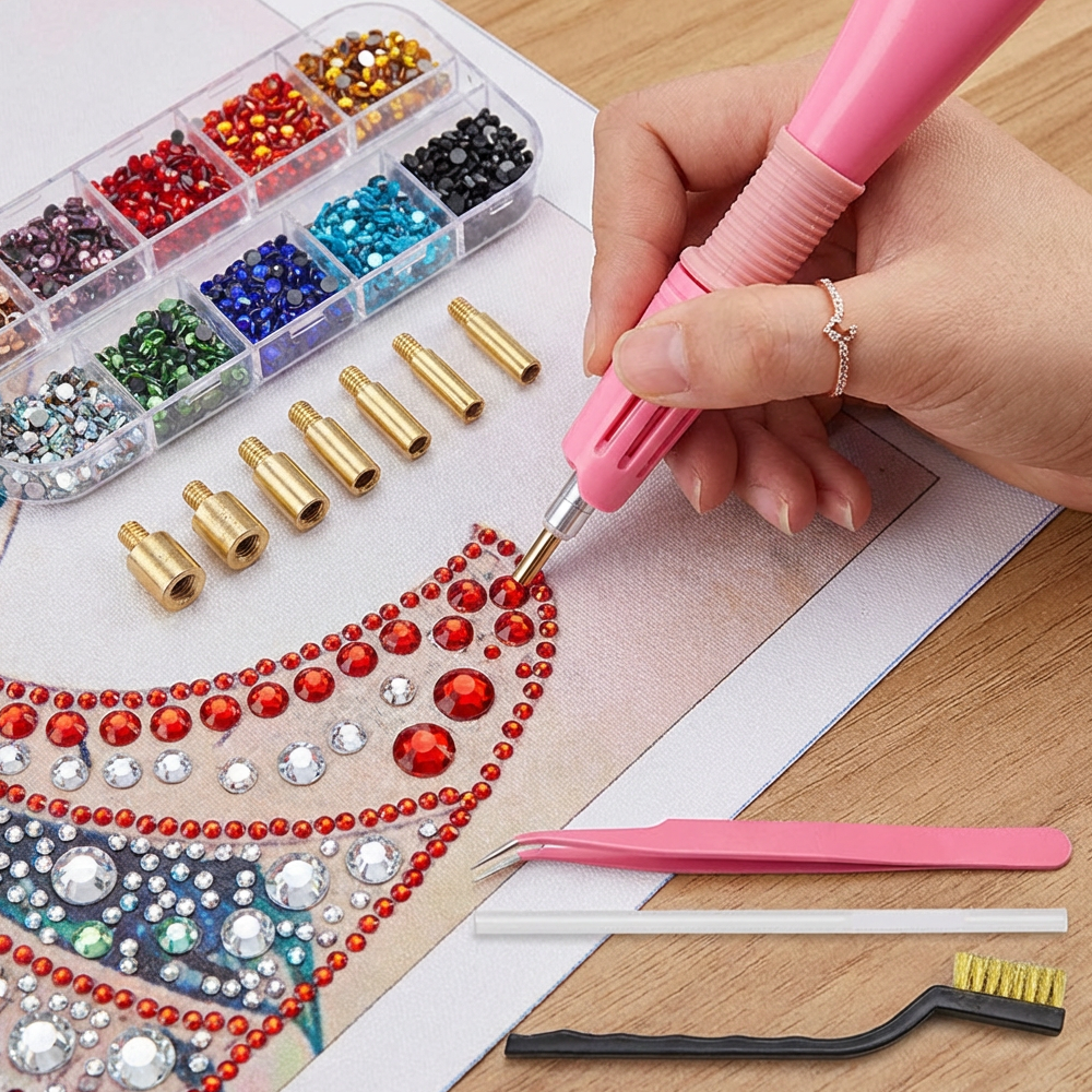 Rhinestone Sparkle Kit | 7-in-1 Hotfix Applicator Set 4