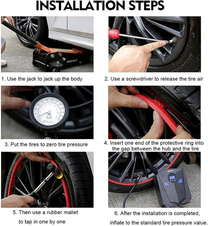 RimGuard Wheel Protector | Durable TPU, Easy Installation, Rim Guards 5