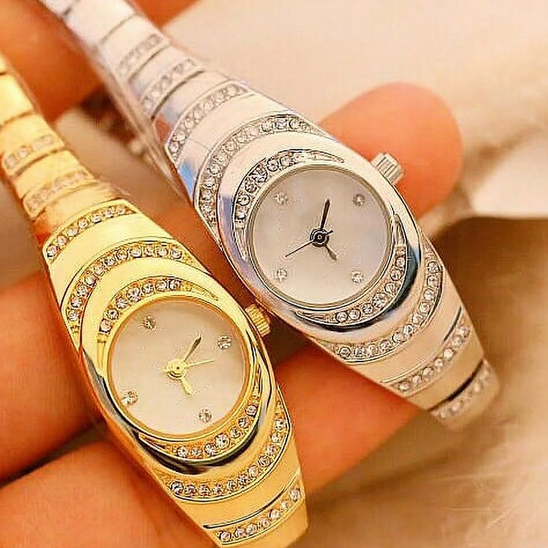 Rina Bracelet Watch for Women | Elegant Rhinestone Design, Durable Fit 2