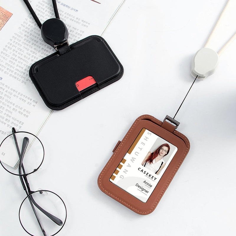Rita ID Badge Holder | Retractable with Comfortable Lanyard 4