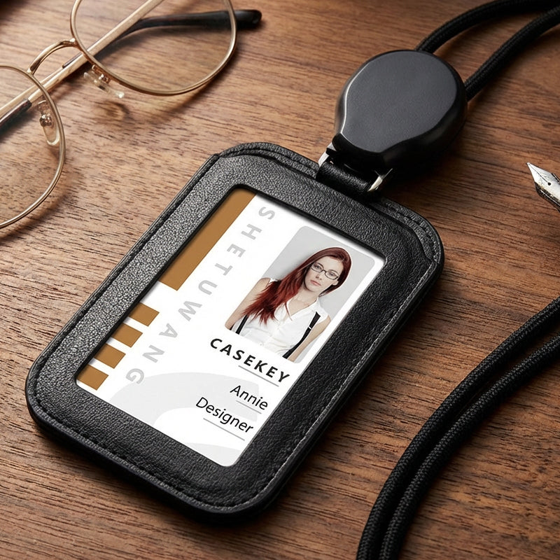 Rita ID Badge Holder | Retractable with Comfortable Lanyard 5