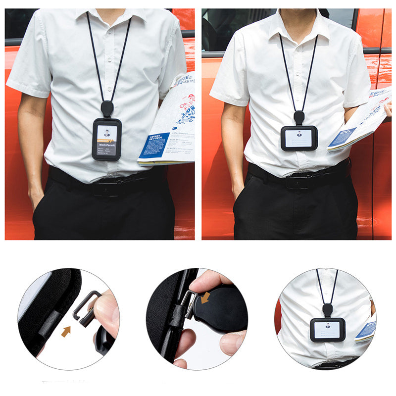 Rita ID Badge Holder | Retractable with Comfortable Lanyard 6