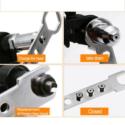 Rivet Pro Adapter Kit | Durable Alloy Steel, 120 Blind Rivets, Compatible with Electric Drills 5