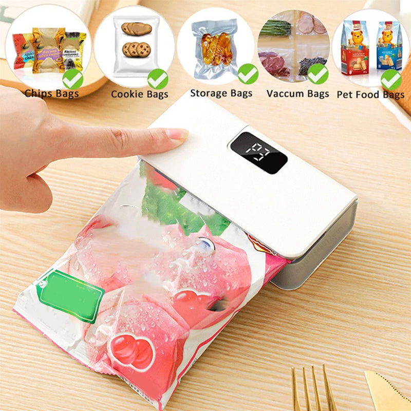 Robo Bag Sealer | USB-C Rechargeable, 6 Heat Settings 2