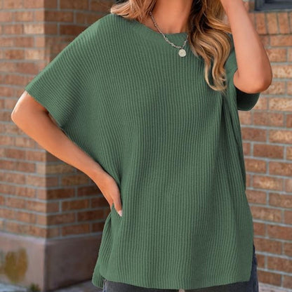 Sienna Waffle Tee | Soft, Relaxed Fit 2