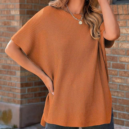 Sienna Waffle Tee | Soft, Relaxed Fit 4