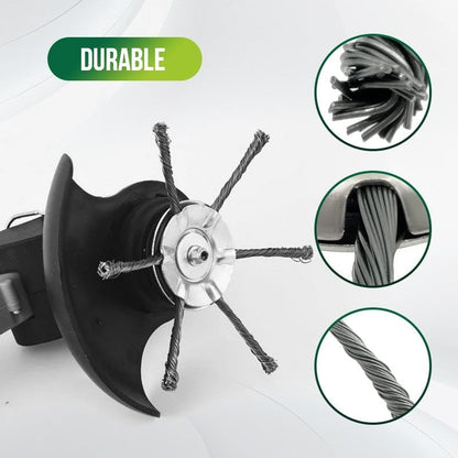 Sierra Brush Cutter Head | 6-Inch Steel Wire, Universal Fit 6