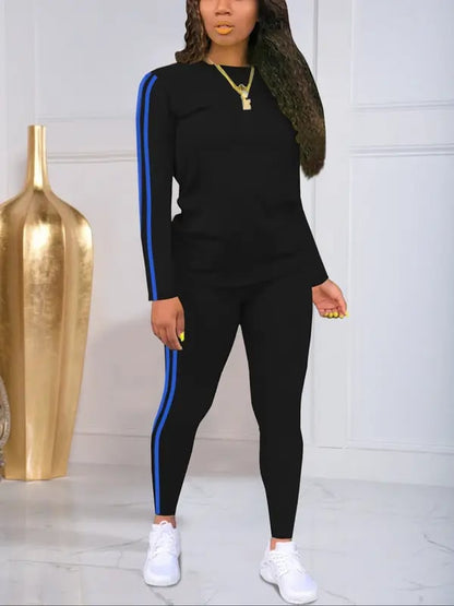 Sierra Striped Two-Piece Set | Long Sleeve Top & Pants 4