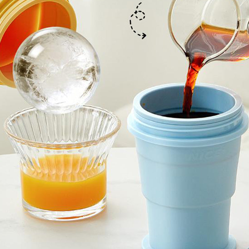 Silo Collapsible Cup | Food-Grade Silicone, Leak-Proof with Straw 5