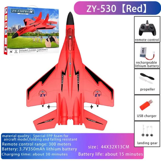 SkyBlaze Fighter Jet Toy | Long-Range, Easy to Fly 0