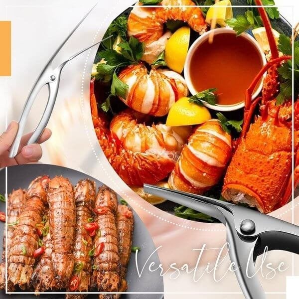 Sleek Shrimp Deveiner Tool | Ergonomic Stainless Steel Peeler 4