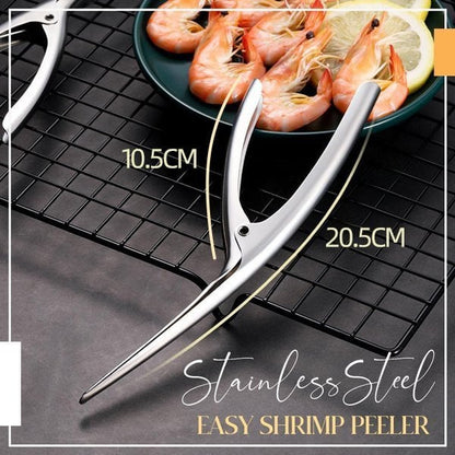 Sleek Shrimp Deveiner Tool | Ergonomic Stainless Steel Peeler 7