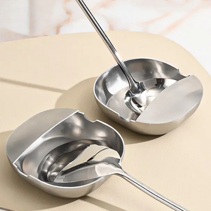 Sleek Spoon Rest | Rust-Proof Stainless Steel, U-Shaped Holder for Stove 5
