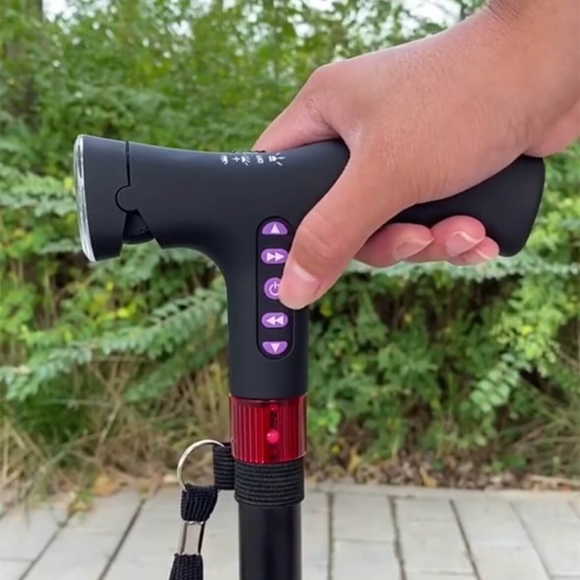 Smarte Cane Guardian | Adjustable Height, Alarm & LED Light 0