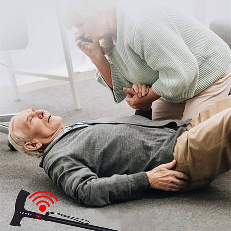 Smarte Cane Guardian | Adjustable Height, Alarm & LED Light 1