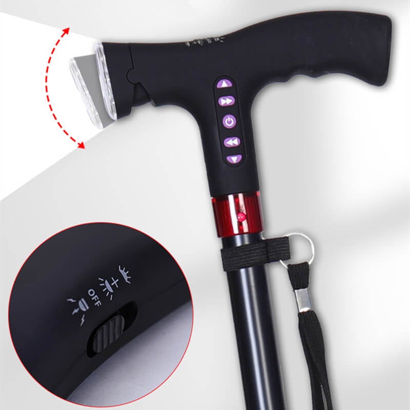 Smarte Cane Guardian | Adjustable Height, Alarm & LED Light 2