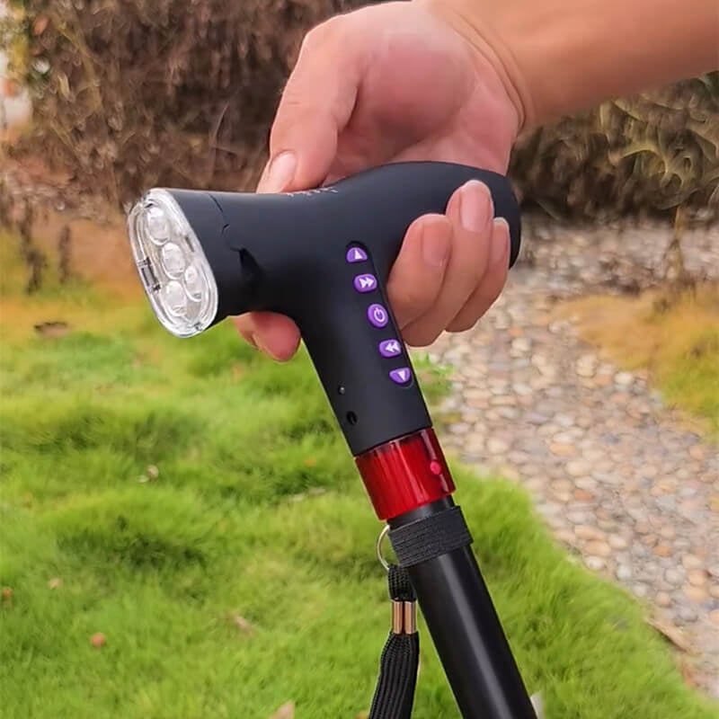 Smarte Cane Guardian | Adjustable Height, Alarm & LED Light 6