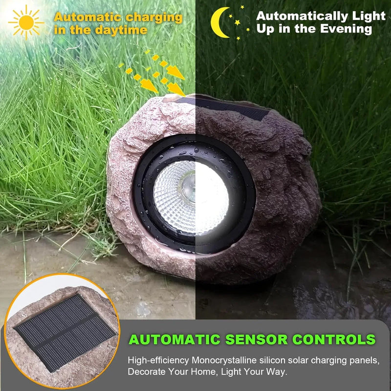 Sola Rock Lamp | Solar Powered, Waterproof 6