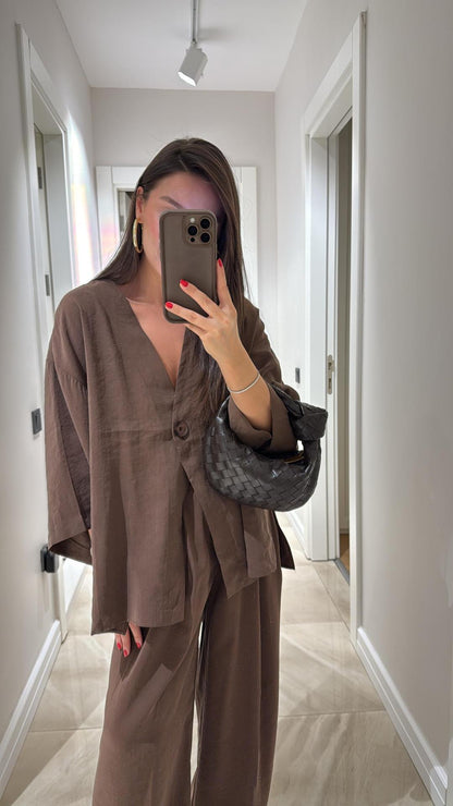 Sola Two-Piece Suit | Comfortable Linen, Versatile Style 6