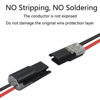Sola Wire Connector | 2-Pin Solderless Electrical Wire Connectors for LED Strips 1