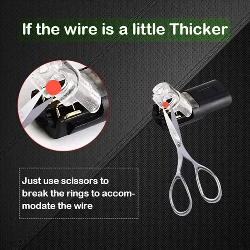 Sola Wire Connector | 2-Pin Solderless Electrical Wire Connectors for LED Strips 5