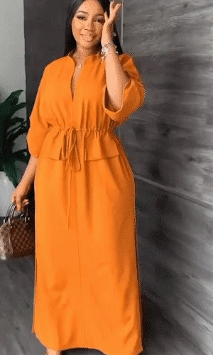Sola Women's Dress | Lightweight Polyester, Casual Side Slit 1