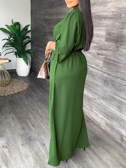 Sola Women's Dress | Lightweight Polyester, Casual Side Slit 2