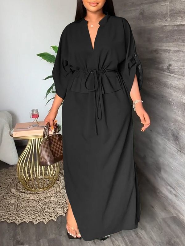 Sola Women's Dress | Lightweight Polyester, Casual Side Slit 7