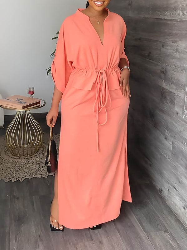 Sola Women's Dress | Lightweight Polyester, Casual Side Slit 9