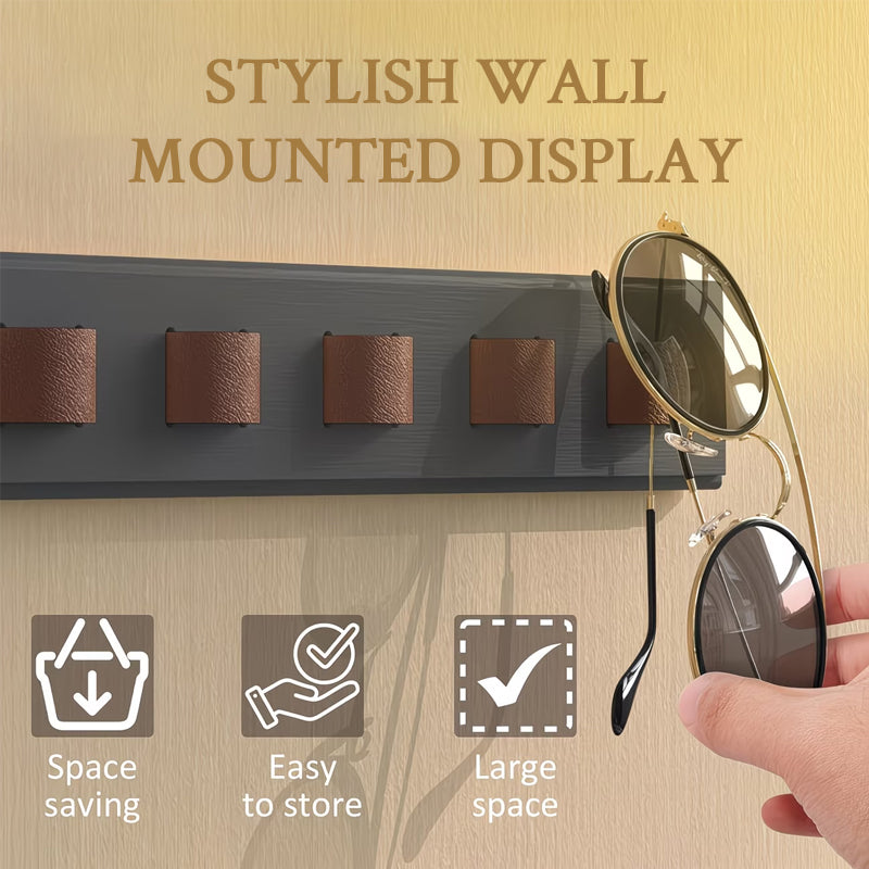 Sola Wooden Sunglasses Holder | Wall-Mounted, Space-Saving Organizer 6