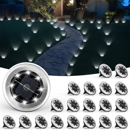 Solar Glow Ground Lights | Waterproof, Energy Efficient 2