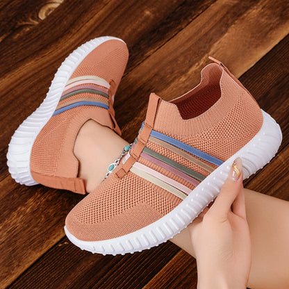 Soleil Casual Sneakers | Breathable Knit, Lightweight Design 5