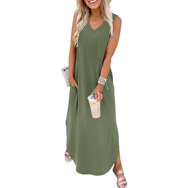 Soleil Maxi Dress | Flowy, Lightweight with Pockets for Women, Plus Size Options Available 3