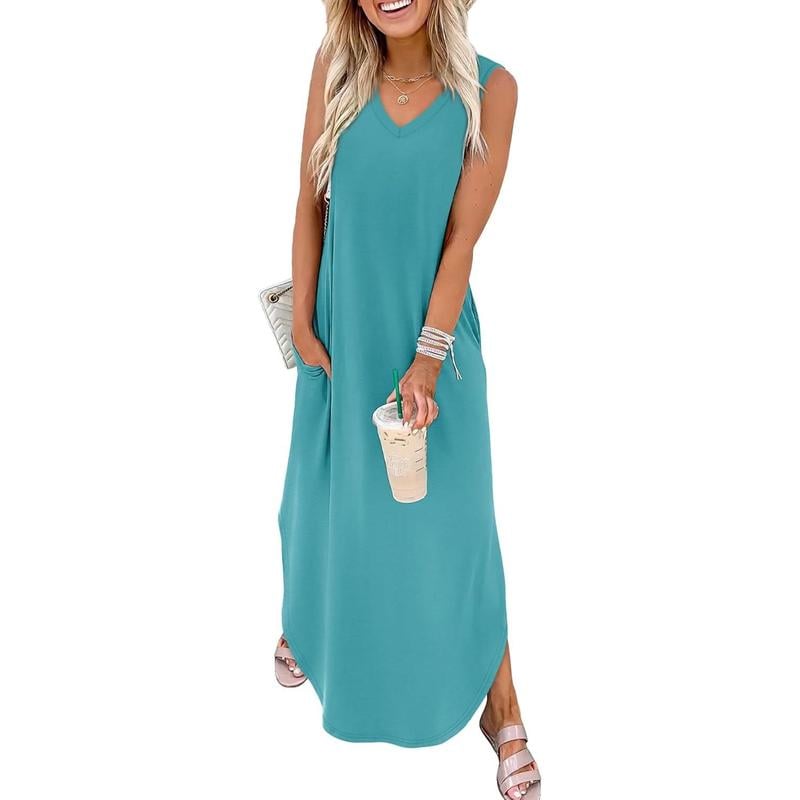 Soleil Maxi Dress | Flowy, Lightweight with Pockets for Women, Plus Size Options Available 4
