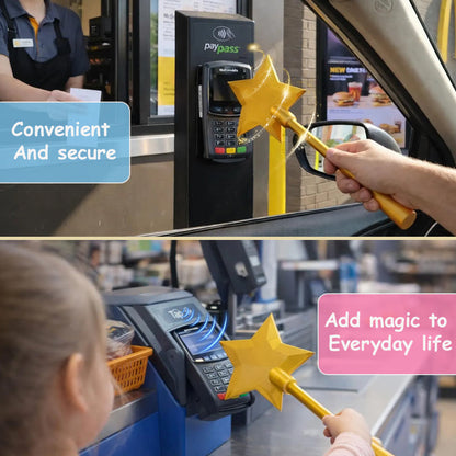 Sparky Credit Card Holder | Fun Star Wand Design, Lightweight and Portable 2