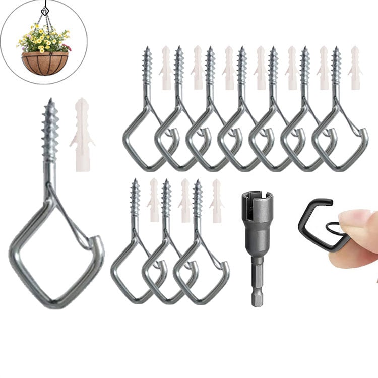 SquaSnap Hanging Hooks | Durable Stainless Steel, Easy to Use 7