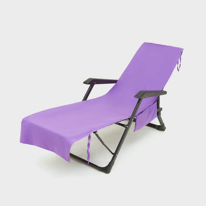 Sunny Lounger Towel | Quick-Dry, Portable with Pockets 9