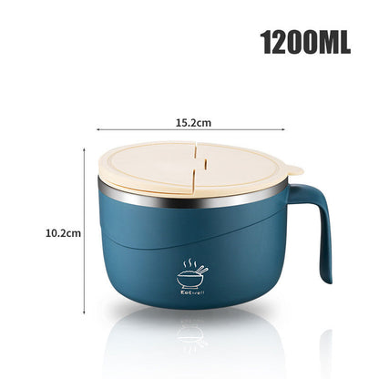 Sura Instant Noodle Bowl | 304 Stainless Steel, Large Capacity 10