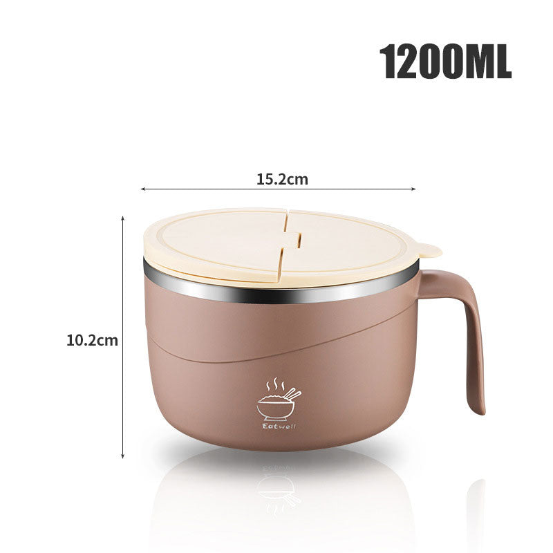Sura Instant Noodle Bowl | 304 Stainless Steel, Large Capacity 11