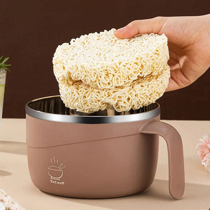 Sura Instant Noodle Bowl | 304 Stainless Steel, Large Capacity 3