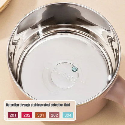 Sura Instant Noodle Bowl | 304 Stainless Steel, Large Capacity 6