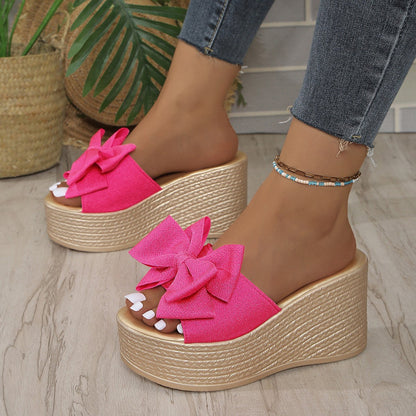 Taylor Wedge Sandals | Black Platform, Comfortable Design for Women 0