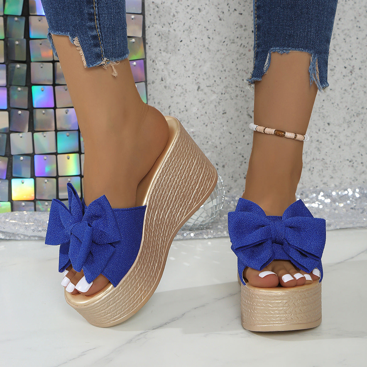 Taylor Wedge Sandals | Black Platform, Comfortable Design for Women 1