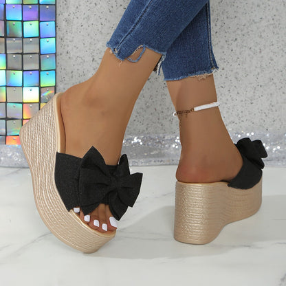 Taylor Wedge Sandals | Black Platform, Comfortable Design for Women 4