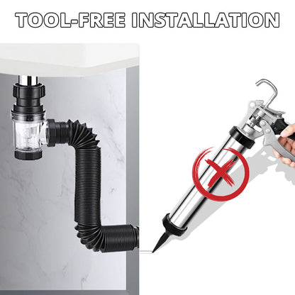 Telo Drain Pipe | Anti-Odor, Easy Installation, Stainless Steel 4