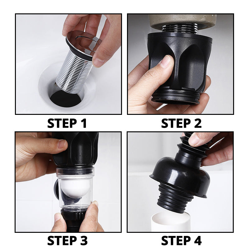 Telo Drain Pipe | Anti-Odor, Easy Installation, Stainless Steel 5