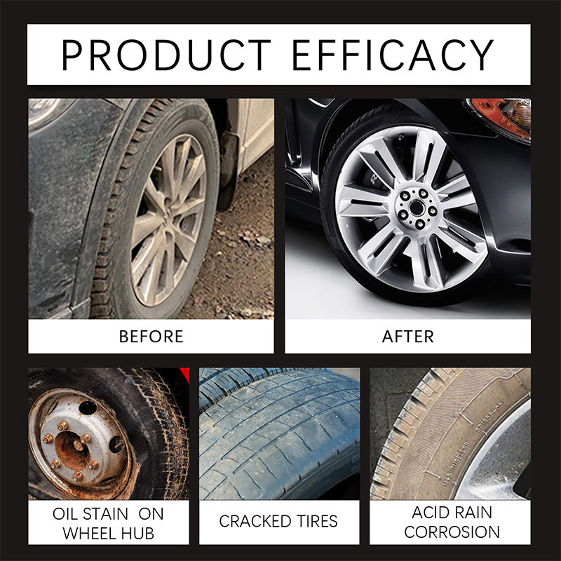 Tire Revive Wax | Restores Deep Black Gloss, UV Protection 3